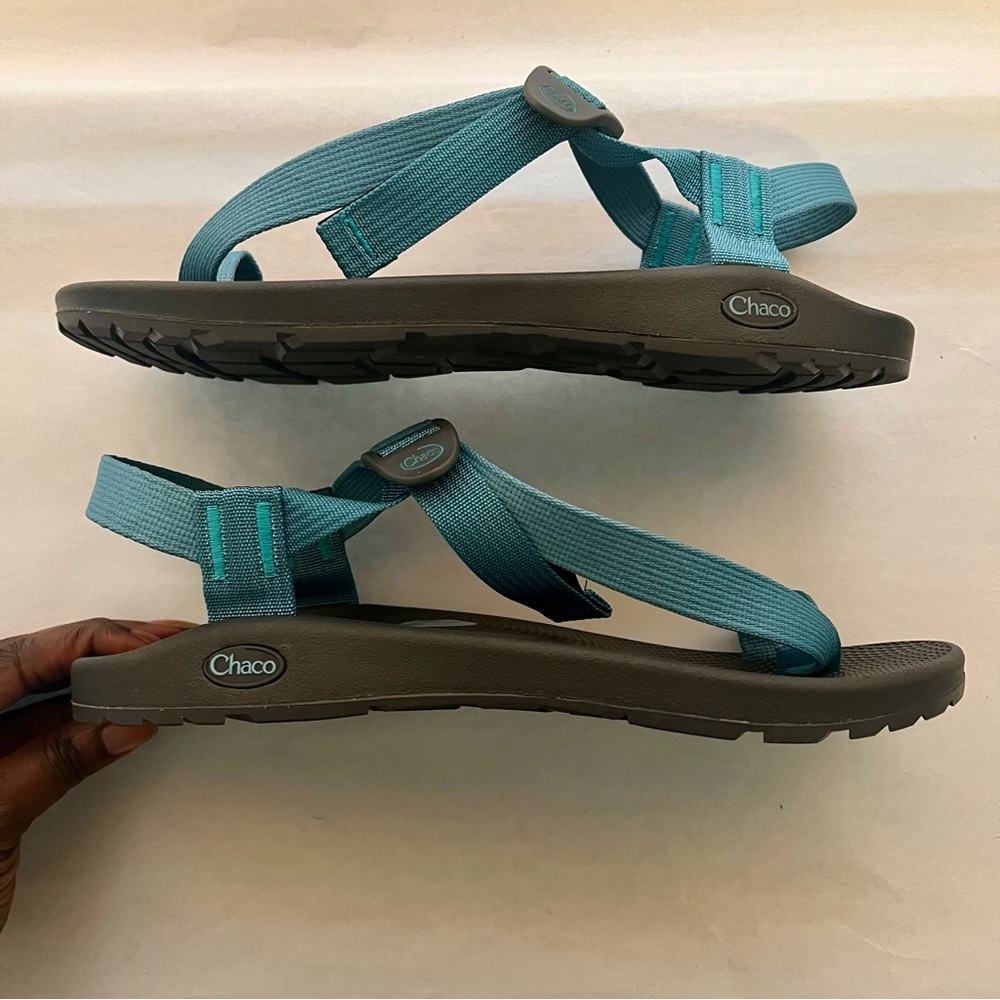 Chaco NWOT Bodhi Porcelain Blue Strap Sandals - Picture 8 of 10